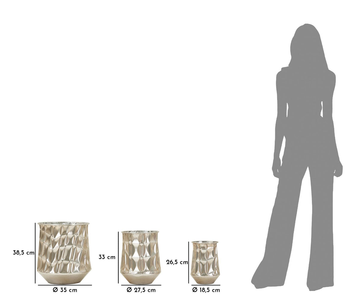 P/VASI SILVER SET 3 PZ - FERRETTI