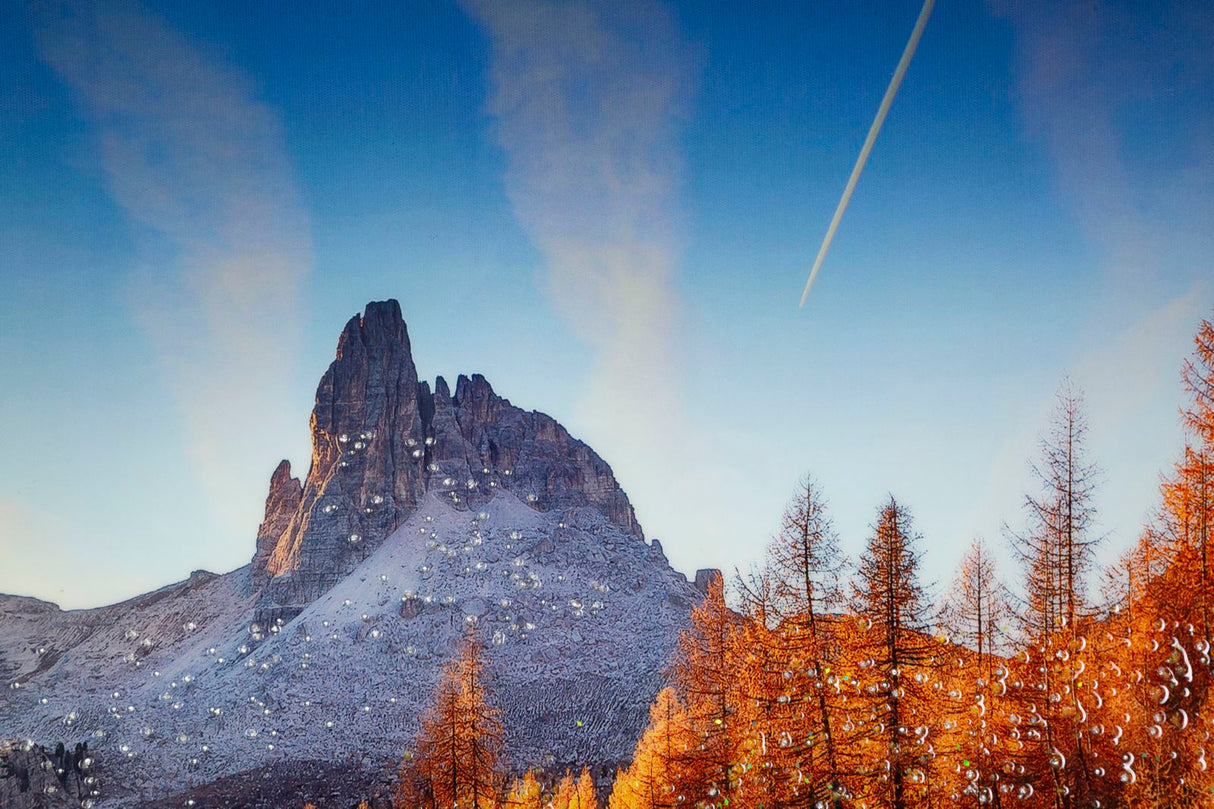 STAMPA SU TELA LACCATA C/CORNICE LAKE - FERRETTI