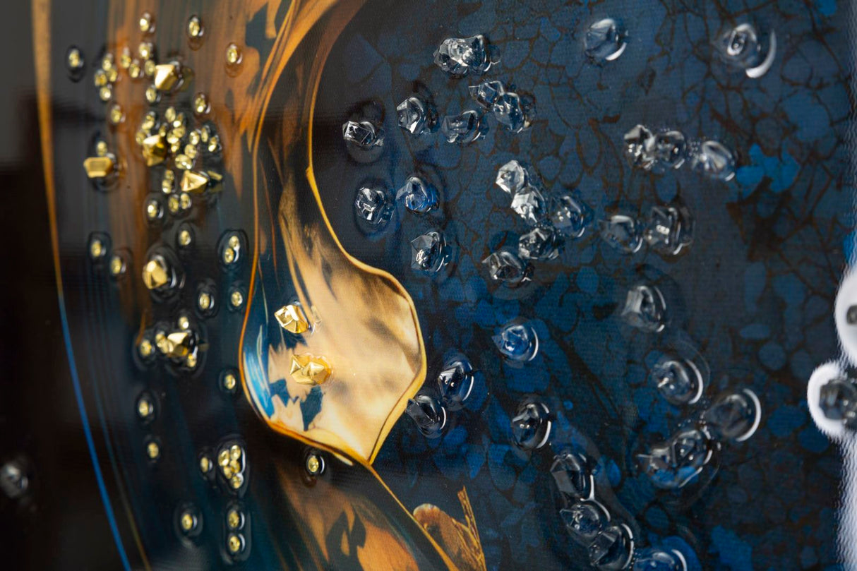 STAMPA SU TELA LACCATA C/CORNICE ANDROMEDA -B- FERRETTI