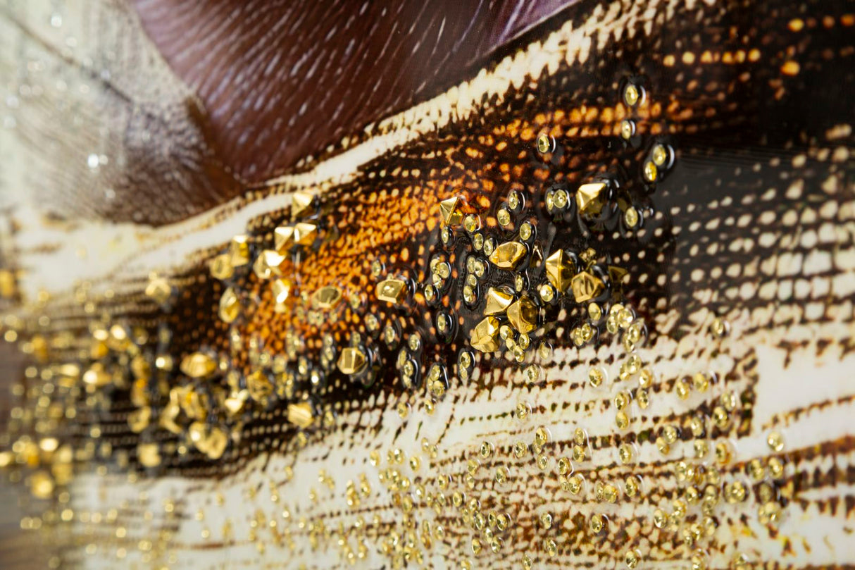 DIPINTO SU TELA LACCATO NAIROBI C/CORNICE -A- FERRETTI