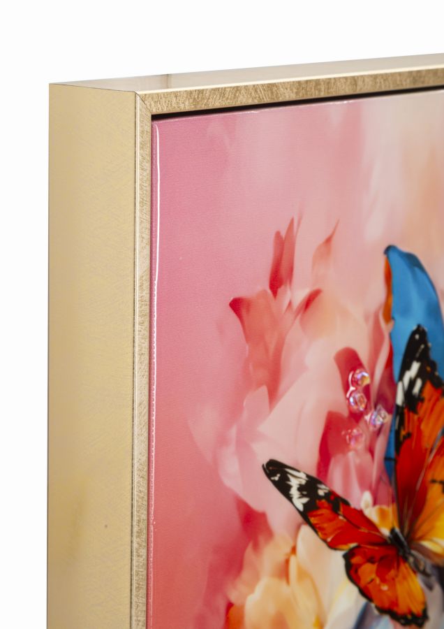 DIPINTO SU TELA LACCATO MARTY C/CORNICE -A- FERRETTI