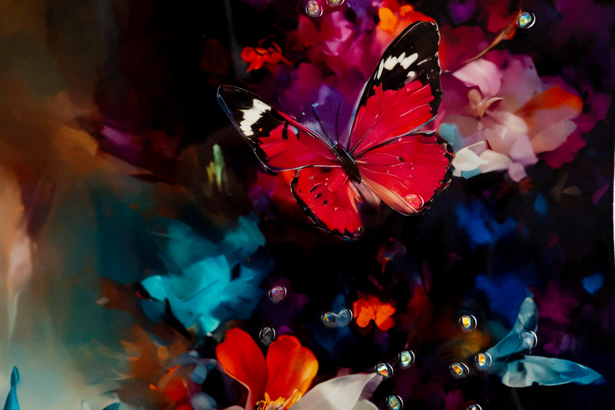 DIPINTO SU TELA LACCATO MARTY C/CORNICE -A- FERRETTI