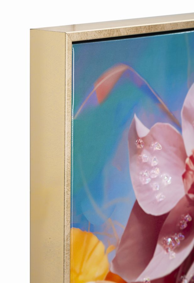 DIPINTO SU TELA LACCATO MARTY C/CORNICE -B- FERRETTI