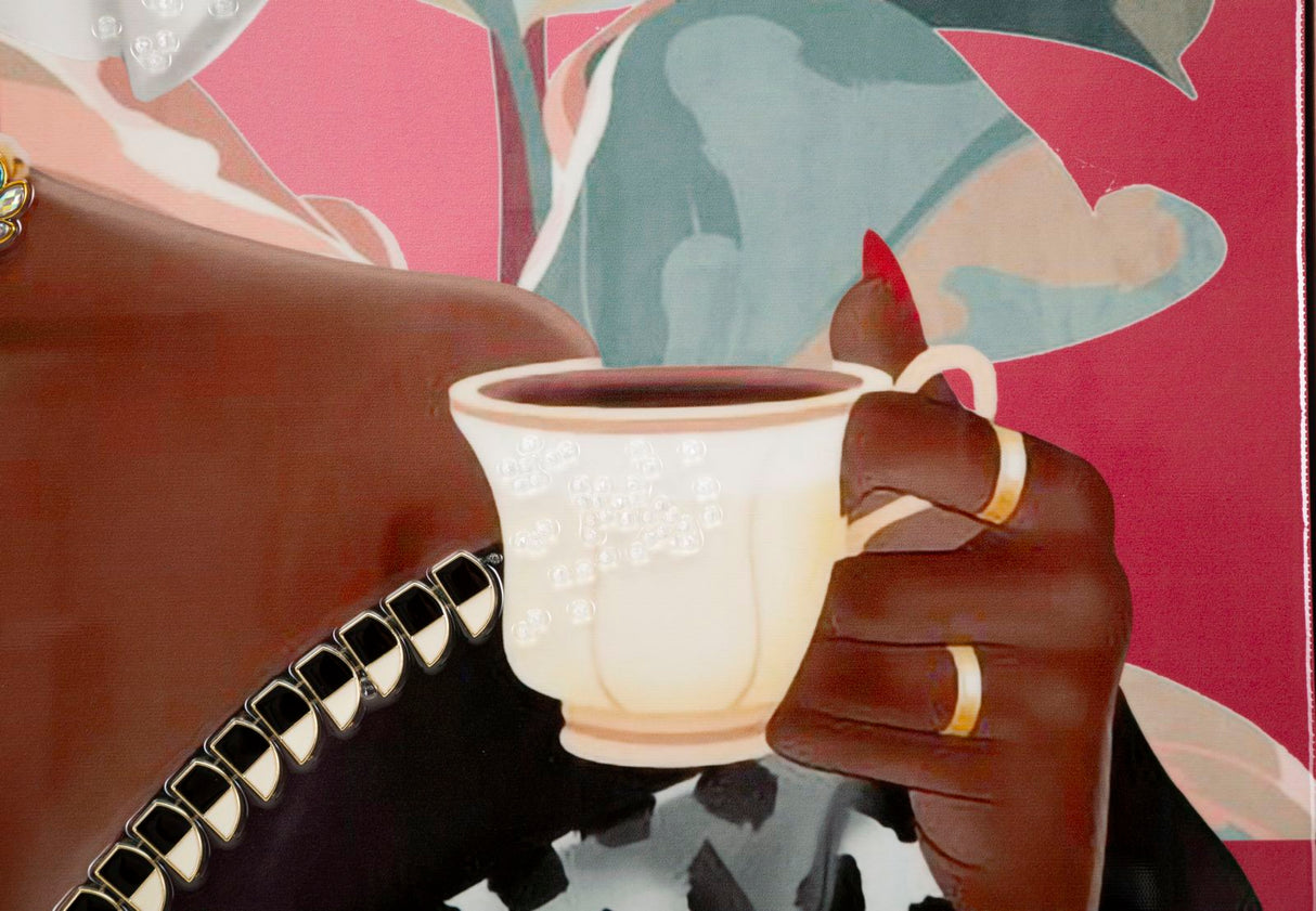 DIPINTO SU TELA LACCATO LUXURY SPA C/CORNICE -B- FERRETTI