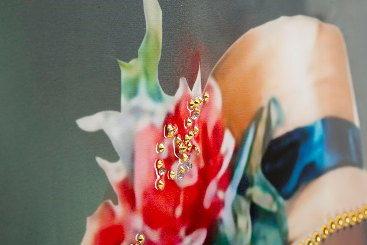 DIPINTO SU TELA LACCATO ELEGANT C/CORNICE -A- FERRETTI