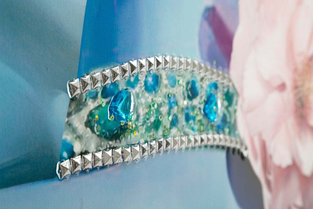 DIPINTO SU TELA LACCATO PAM C/CORNICE -A- FERRETTI