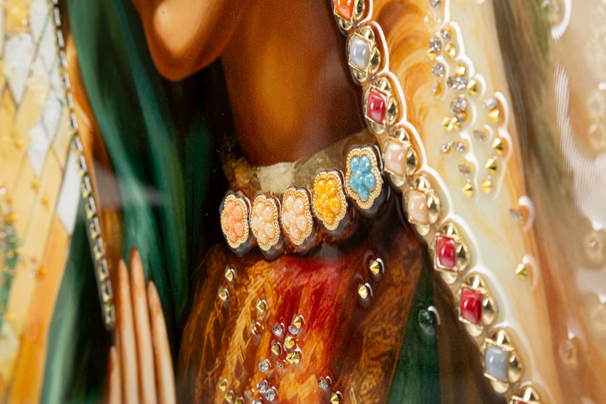 DIPINTO SU TELA LACCATO MADONNA -A- C/CORNICE - FERRETTI