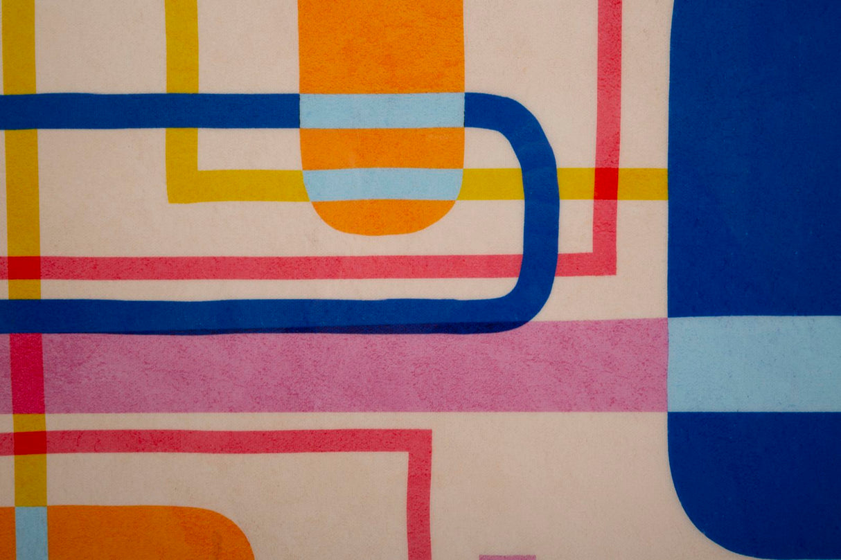 STAMPA SU TELA LACCATTO MODIS C/CORNICE -A- FERRETTI