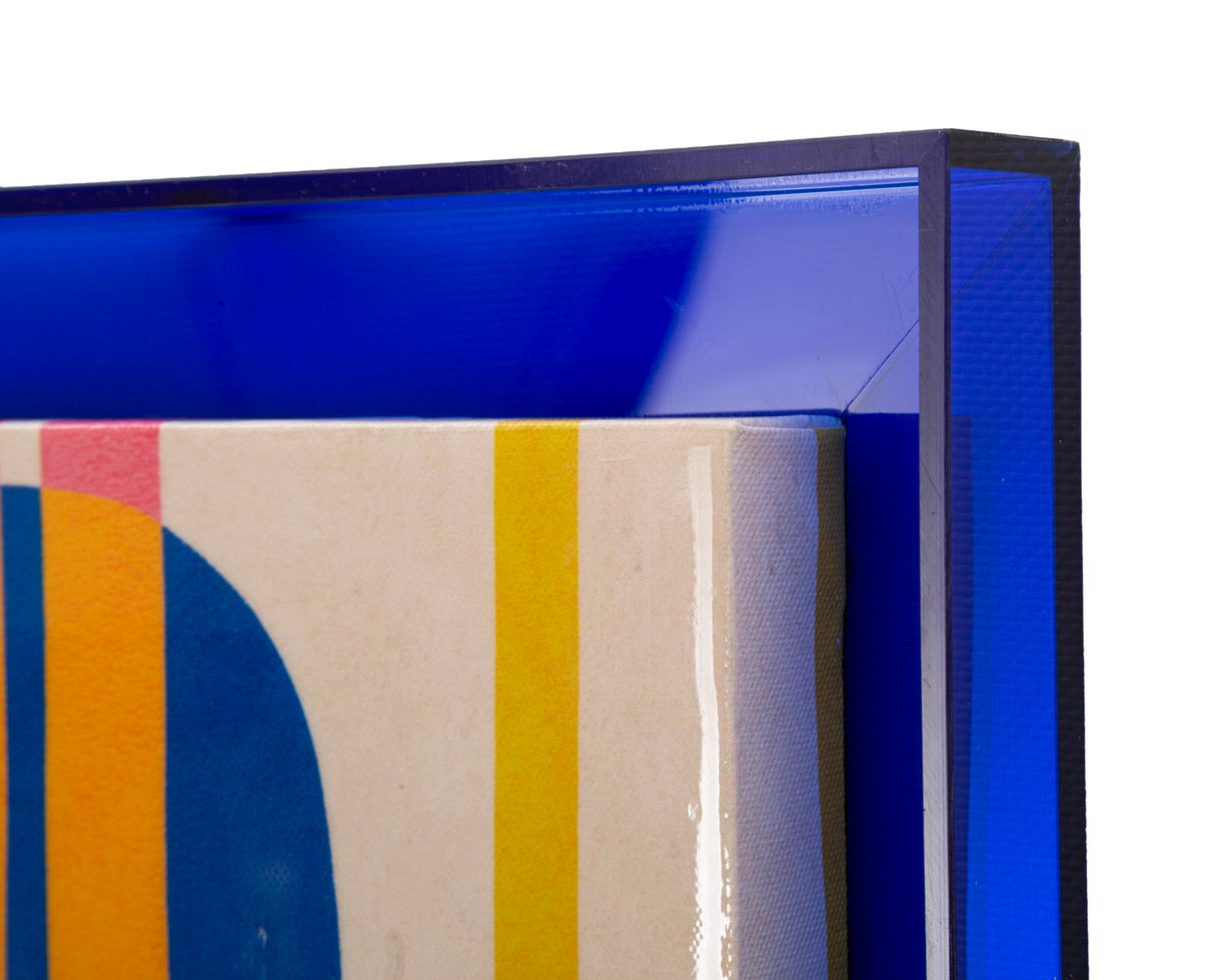 STAMPA SU TELA LACCATTO MODIS C/CORNICE -B- FERRETTI