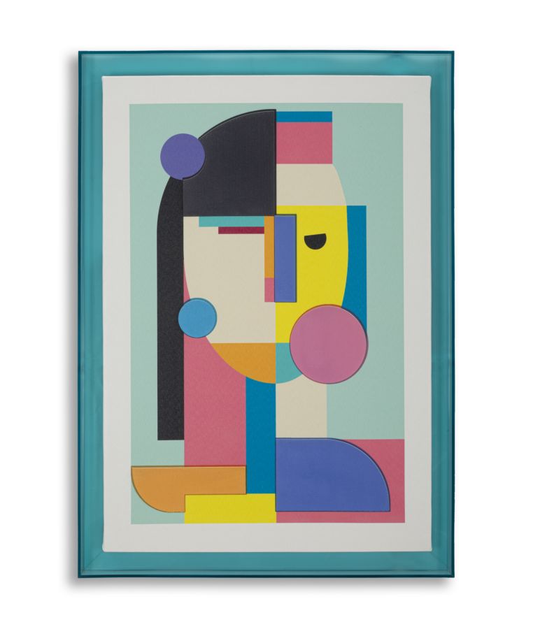 STAMPA SU TELA PICASSY C/CORNICE -B- CM 50X3