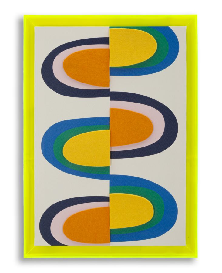 STAMPA SU TELA POP ART C/CORNICE -A- CM 50X3