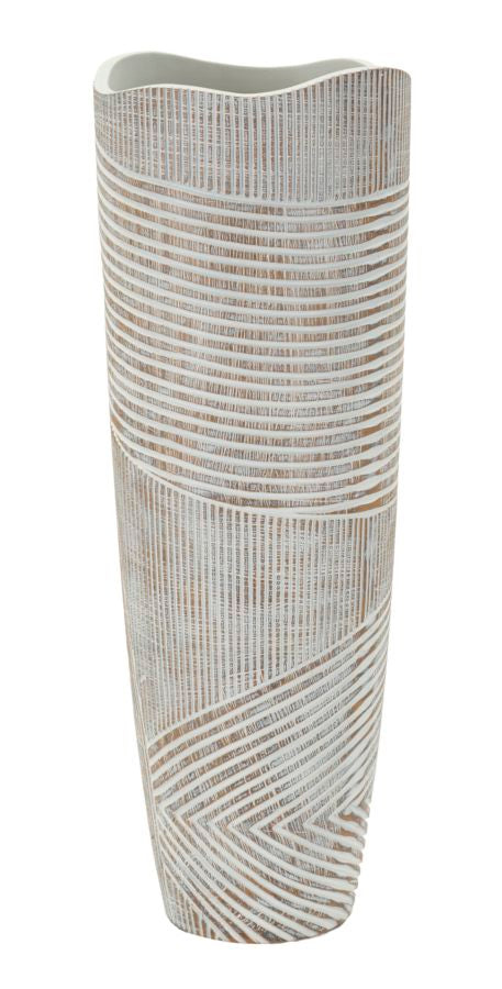 VASO RESINA WOODY CM Ø 19X55