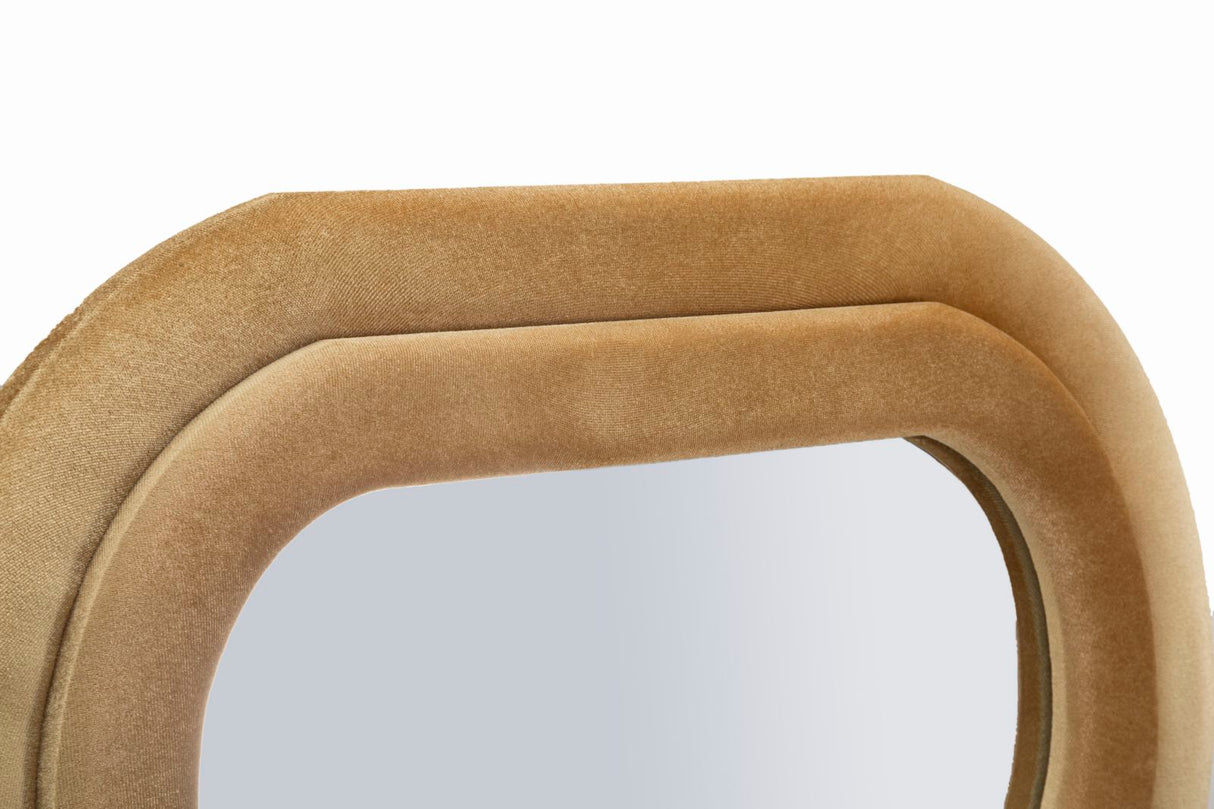 SPECCHIO DA MURO EMILY VELLUTO ORO - FERRETTI