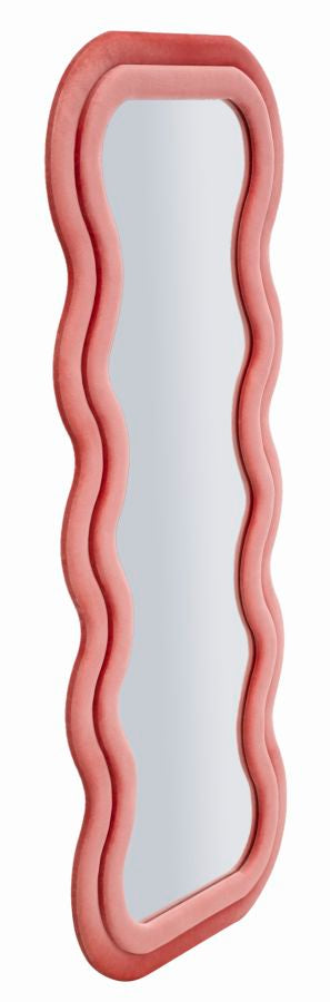 SPECCHIO DA MURO EMILY VELLUTO ROSA - FERRETTI