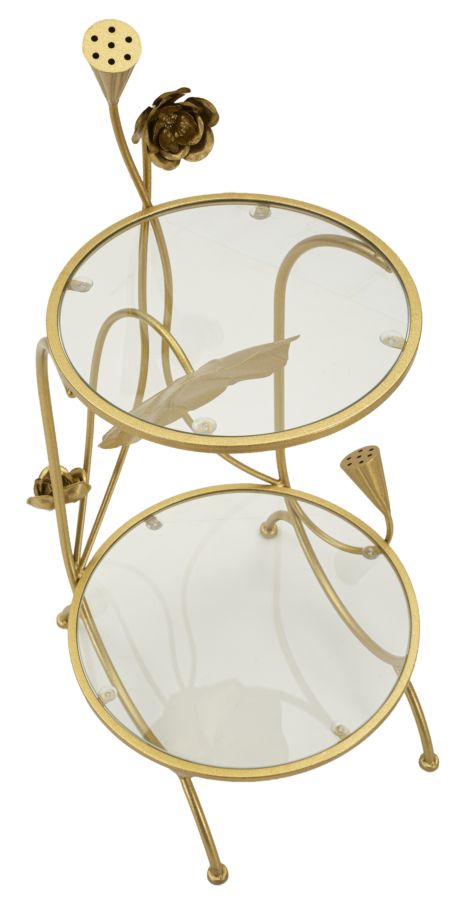 TAVOLINETTO 2 RIPIANI FLOWERS - FERRETTI