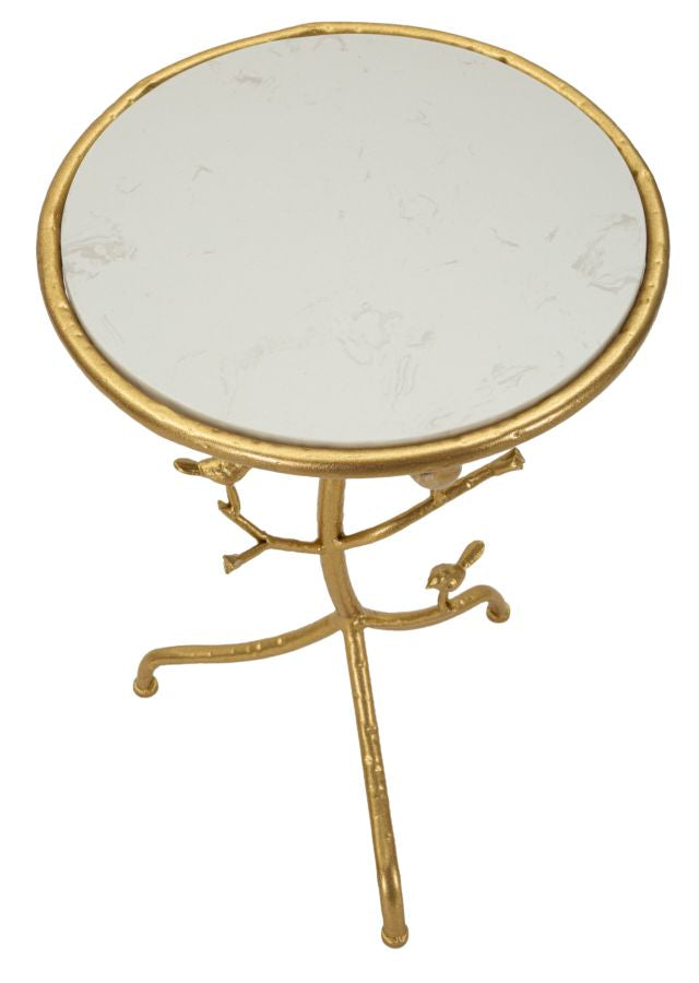 TAVOLINETTO BIRDS MARBLE - FERRETTI