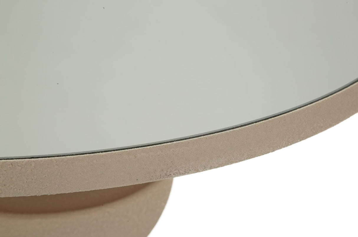 TAVOLINETTO DUNE C/SPECCHIO CM Ø 45X49,5 - FERRETTI