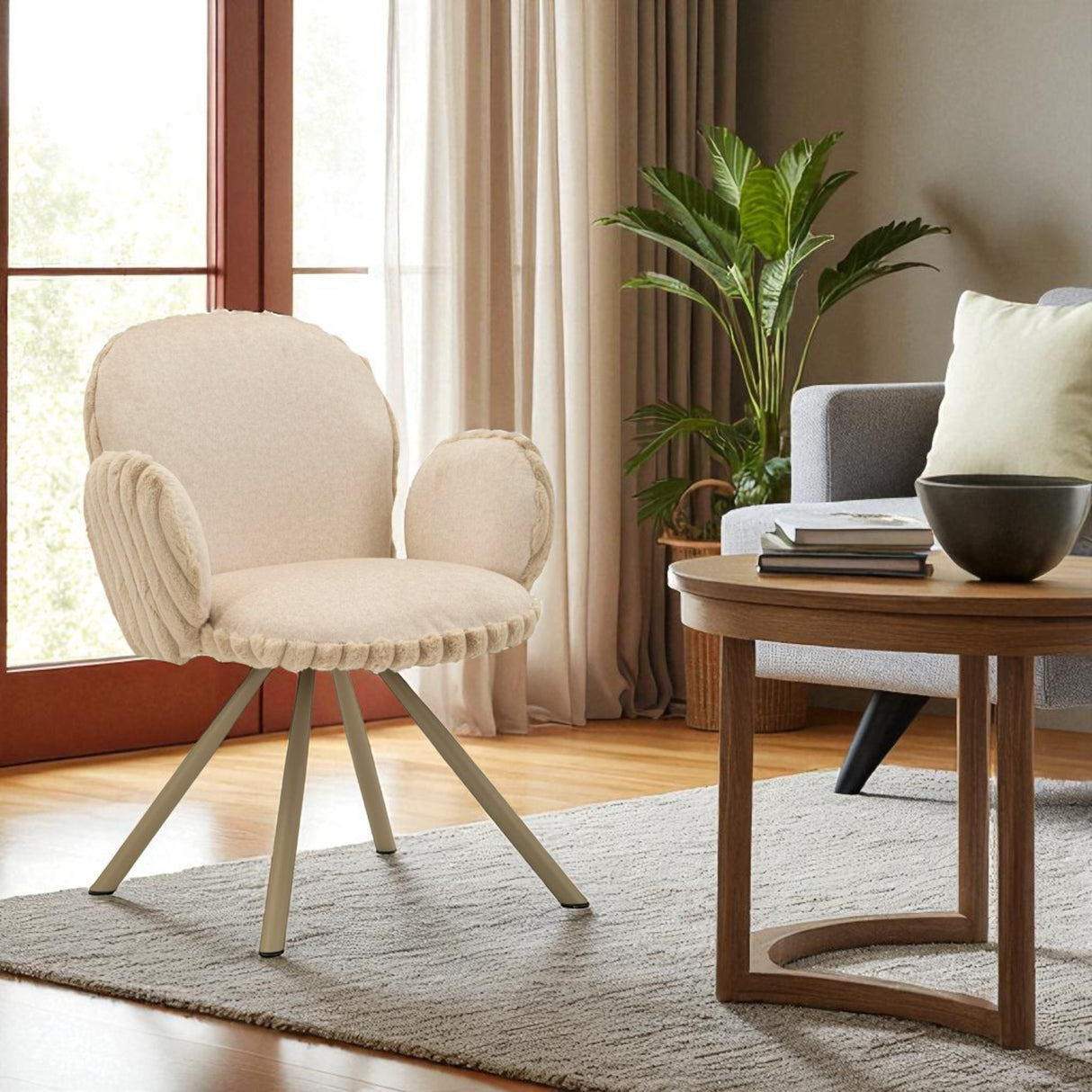 SEDIA STOCCOLMA -B-CREMA SET 2 PZ - FERRETTI