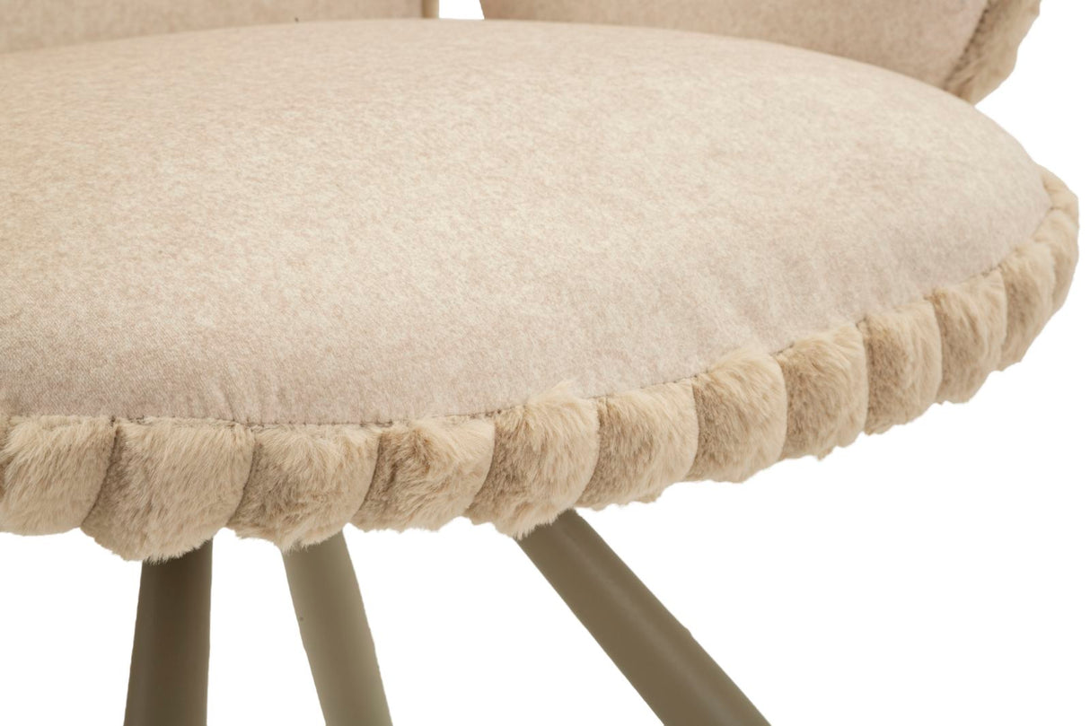 SEDIA STOCCOLMA -B-CREMA SET 2 PZ - FERRETTI