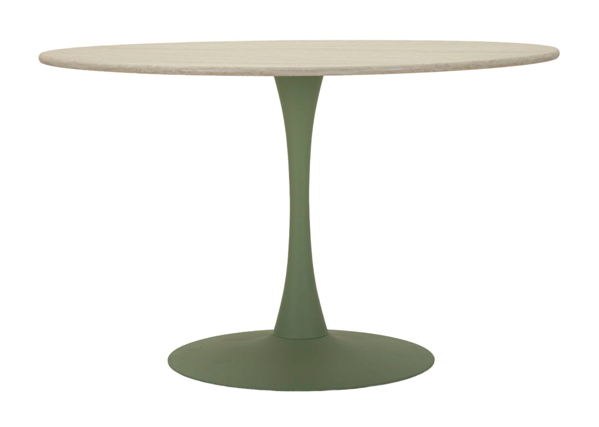 TAVOLO DA PRANZO STOCCOLMA VERDE CM Ø 120X76