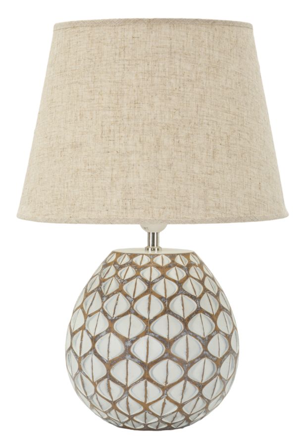 LAMPADA DA TAVOLO RESINA TIBET CM Ø 35X52