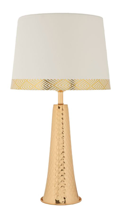 LAMPADA DA TAVOLO TOWER ORO CM Ø 30X54