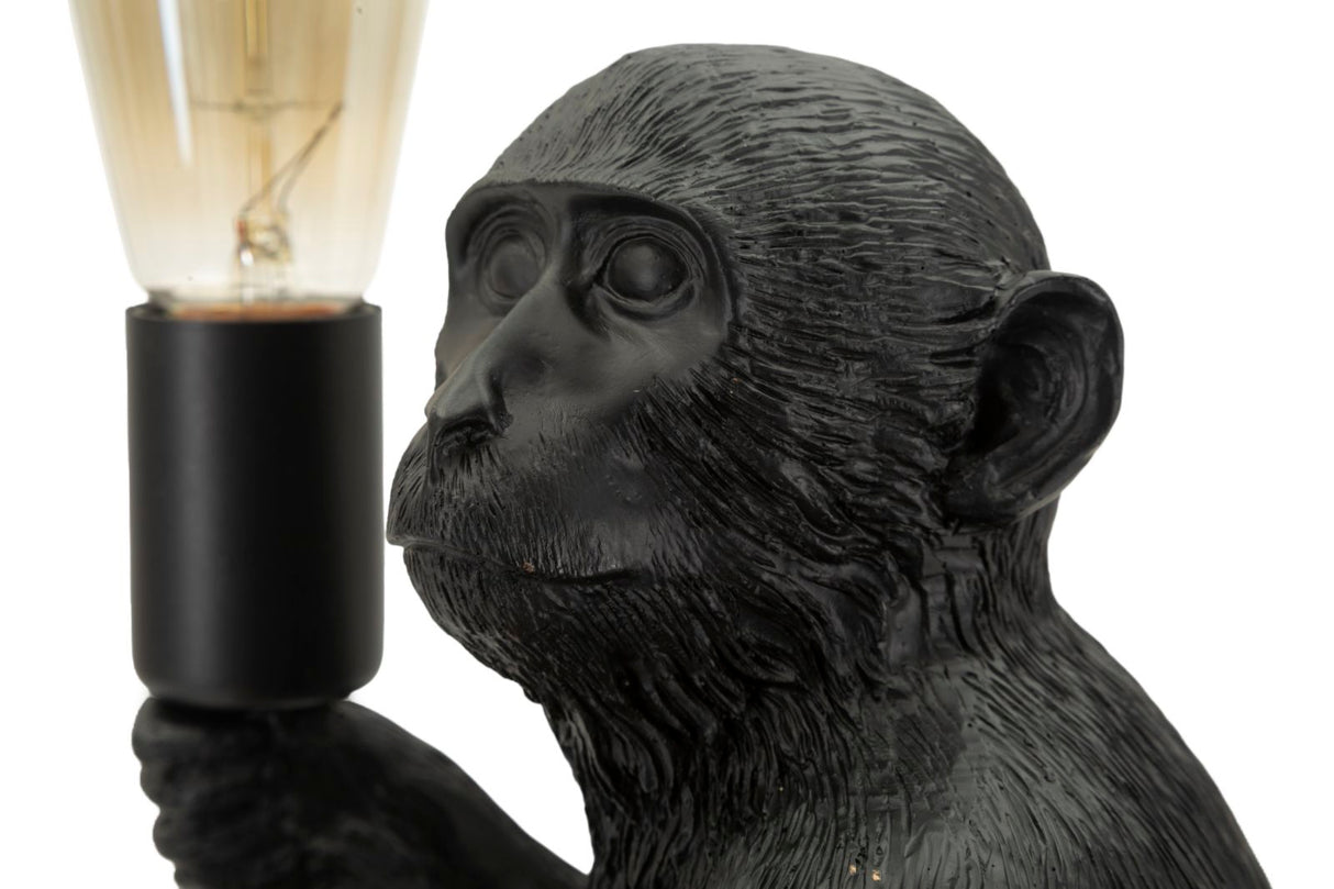LAMPADA DA TAVOLO MONKEY SEDUTA NERO - FERRETTI