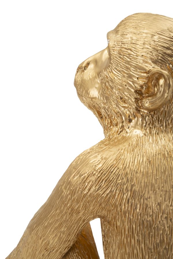 LAMPADA DA TAVOLO MONKEY SEDUTA ORO - FERRETTI