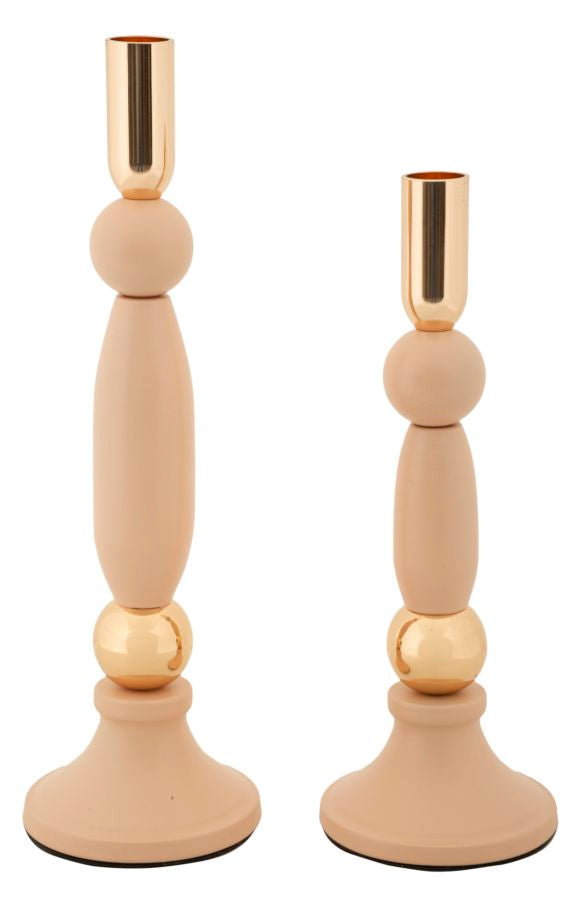 P/CAND STREK ROSA SET 2 PZ CM Ø 9