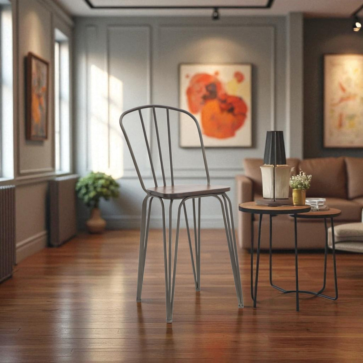 SEDIA BAR HARLEM SET 2PZ - FERRETTI