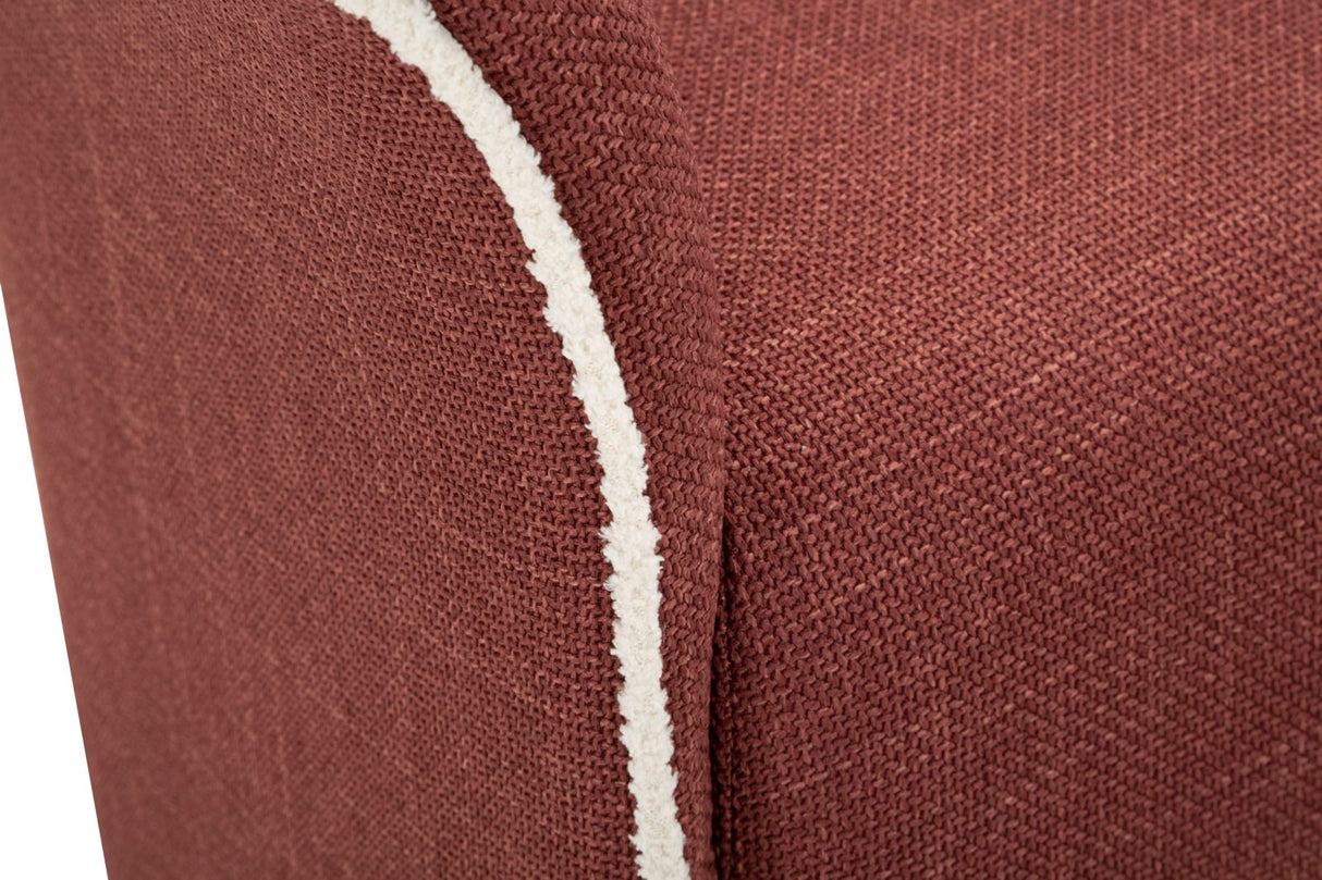 POLTRONA GIREVOLE SIENA BORDEAUX - FERRETTI