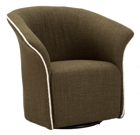 POLTRONA GIREVOLE SIENA VERDE CM 83