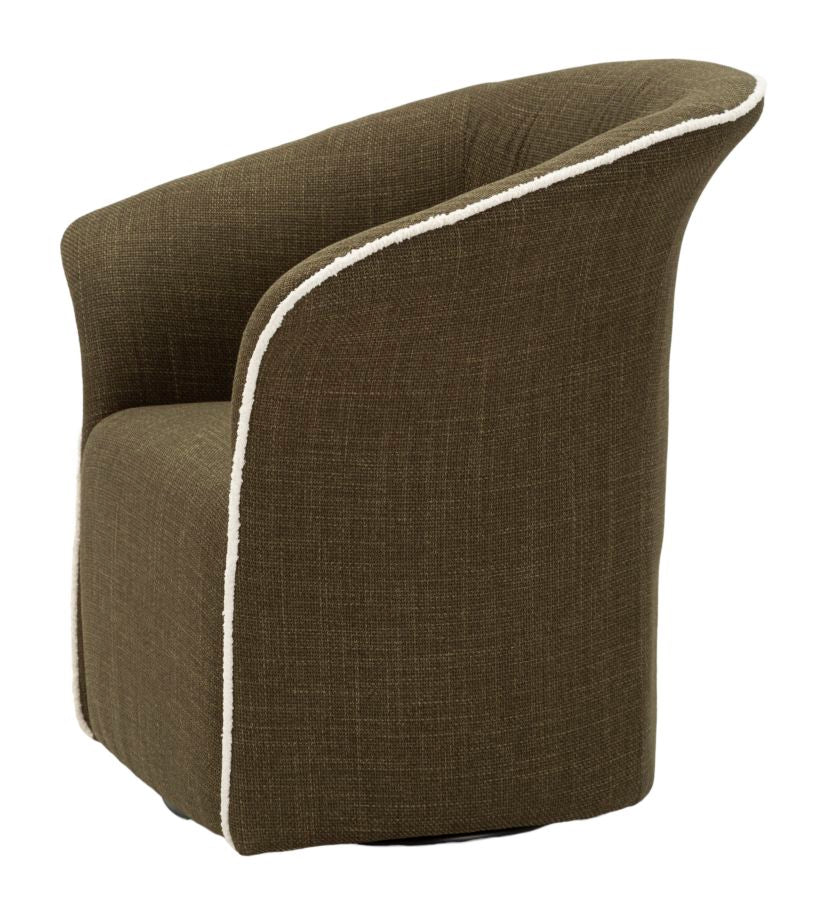 POLTRONA GIREVOLE SIENA VERDE - FERRETTI