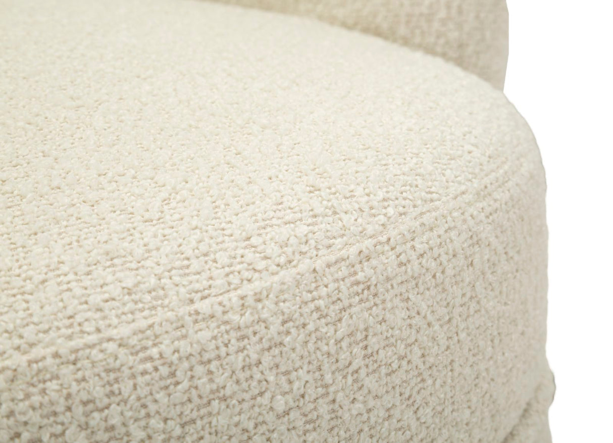 POLTRONA GIREVOLE TORINO CREMA - FERRETTI