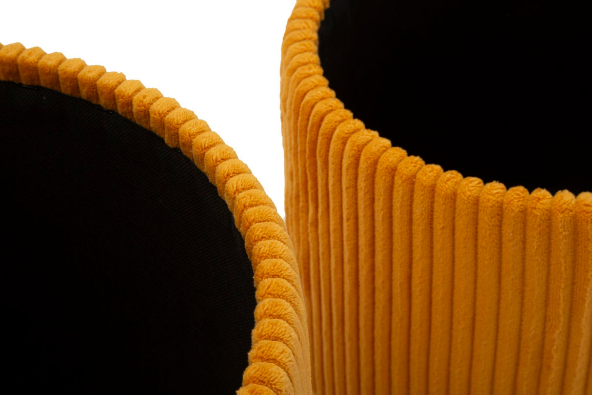 PUFF C/CONTENITORE BOLZANO SENAPE SET 2 PZ - FERRETTI