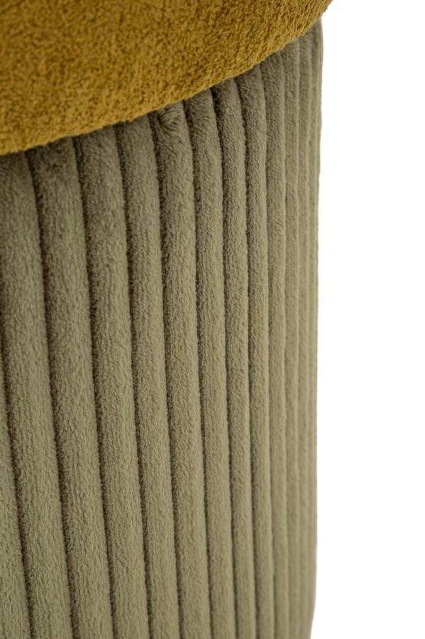 PUFF C/CONTENITORE ASPEN VERDE SET 2 PZ - FERRETTI