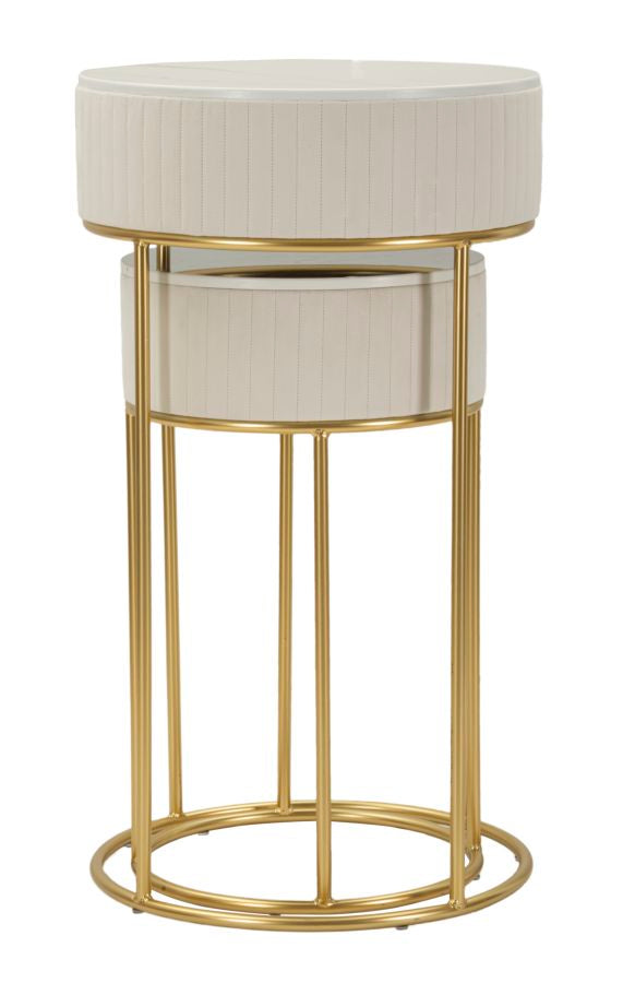 TAVOLINETTI ALTI WEDDING ROTONDI SET 2 PZ - FERRETTI