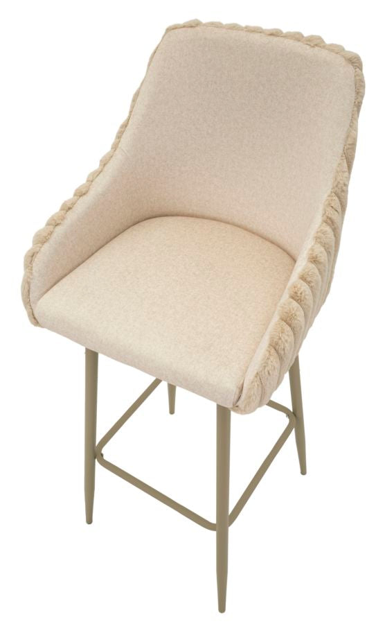 SGABELLO BAR ALASKA -A- CREMA SET 2 PZ - FERRETTI