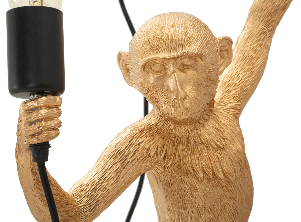 LAMPADA DA MURO MONKEY ORO - FERRETTI