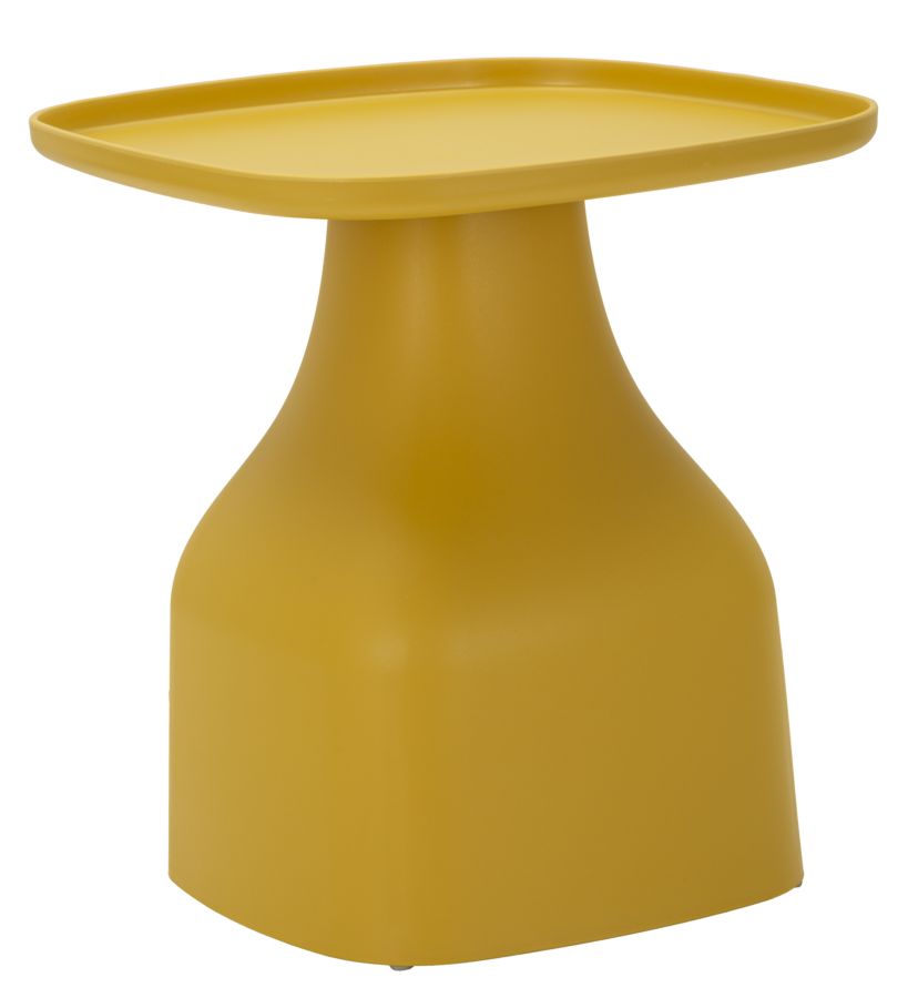 TAVOLINETTO GEA GIALLO CM 48X48X50