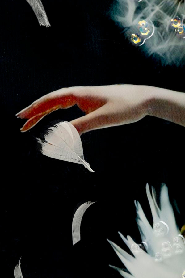 DIPINTO SU TELA LACCATO DANCING C/CORNICE -B- FERRETTI