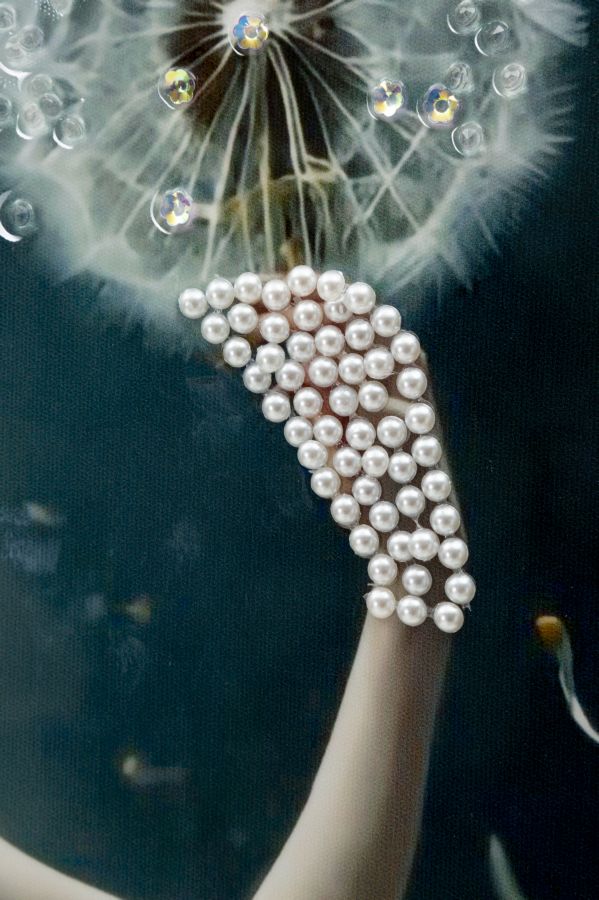 DIPINTO SU TELA LACCATO DANCING C/CORNICE -B- FERRETTI