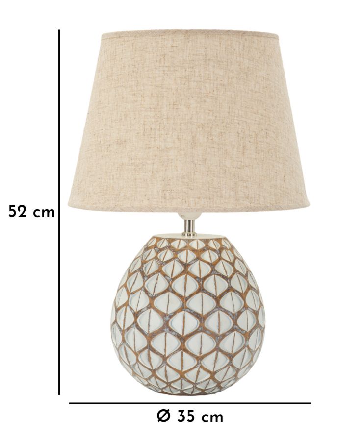 LAMPADA DA TAVOLO RESINA TIBET - FERRETTI