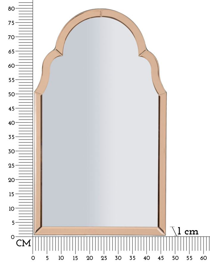 SPECCHIO DA MURO TANGERI ROSA - FERRETTI