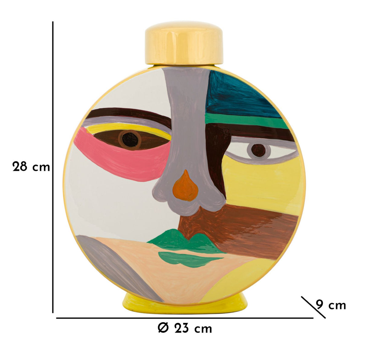 VASO PICCASSY COLOR ROUND - FERRETTI