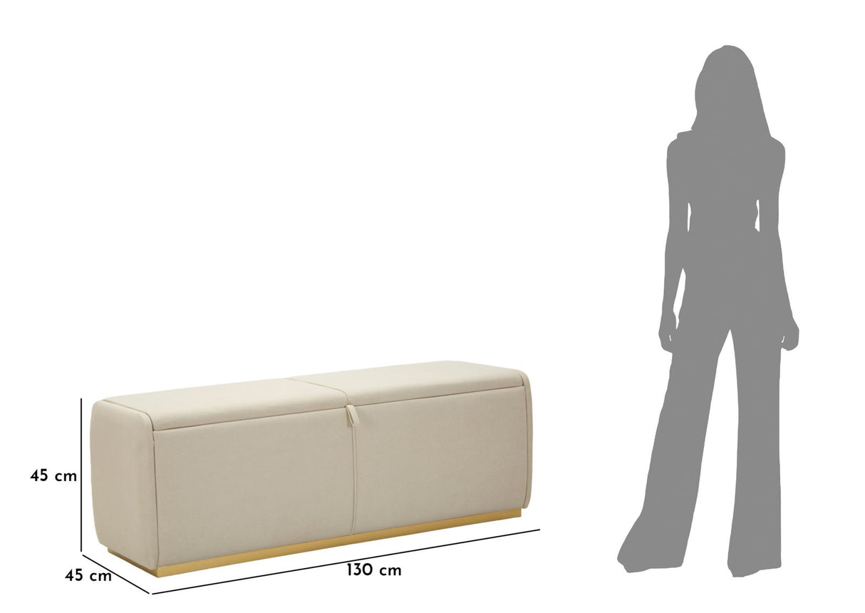 PANCA C/CONTENITORE BEAUTY - FERRETTI