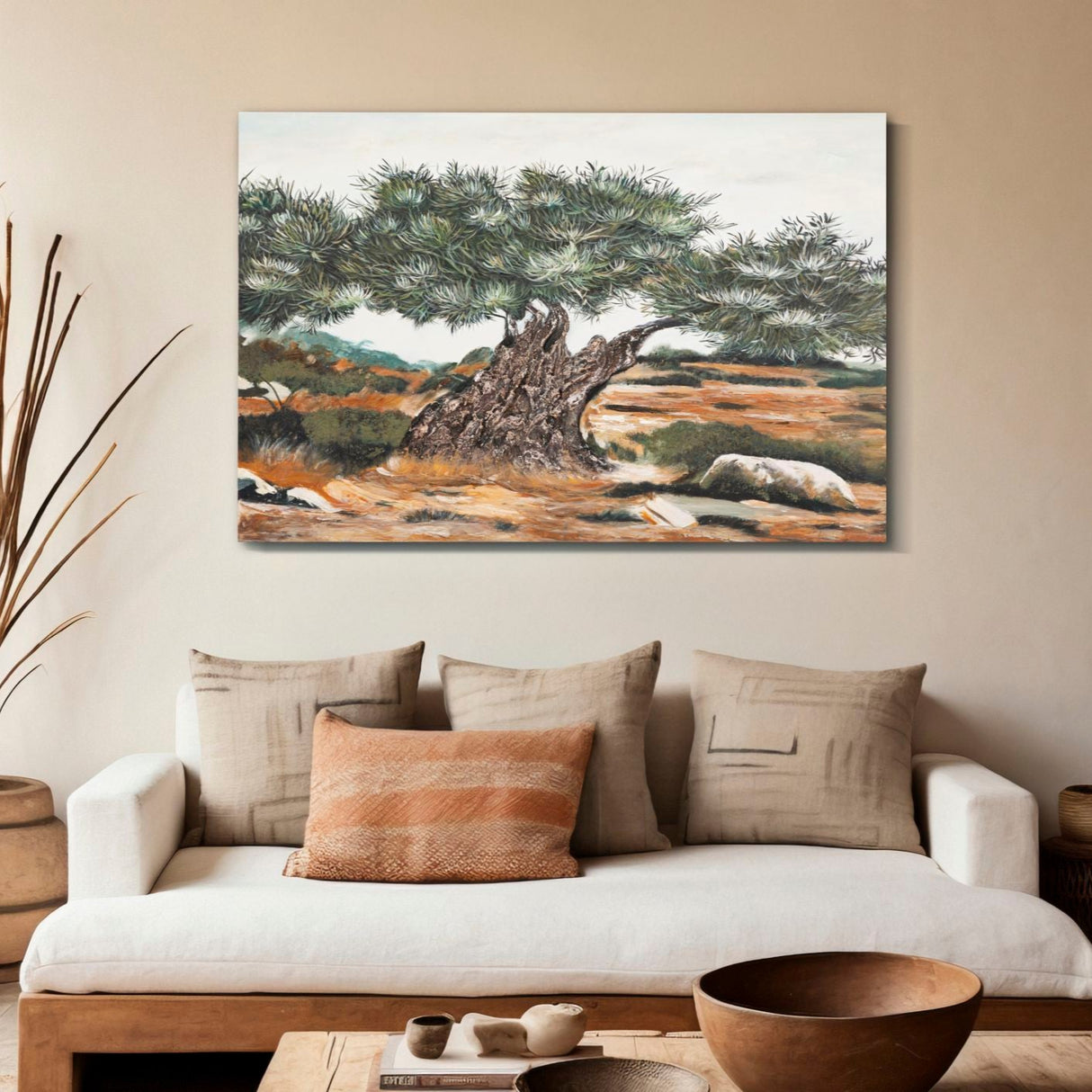 DIPINTO SU TELA OLIVO -B- FERRETTI