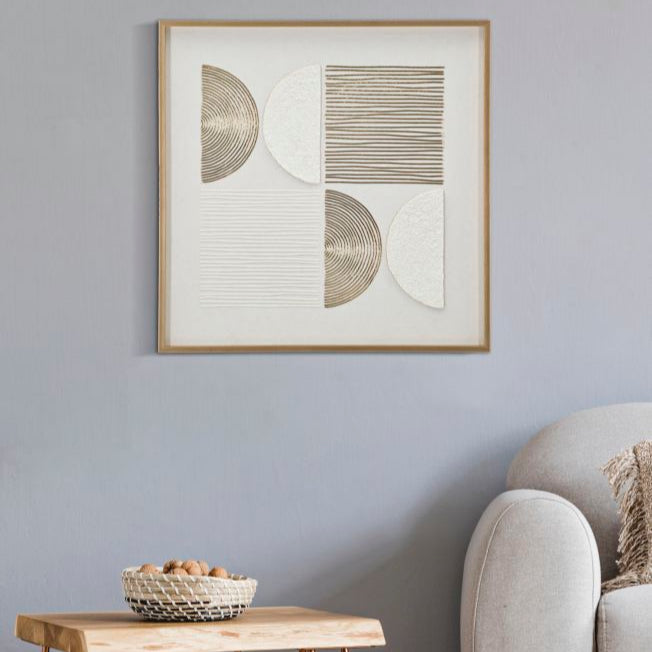 DIPINTO SU TELA ABSTRAC C/CORNICE -B- FERRETTI