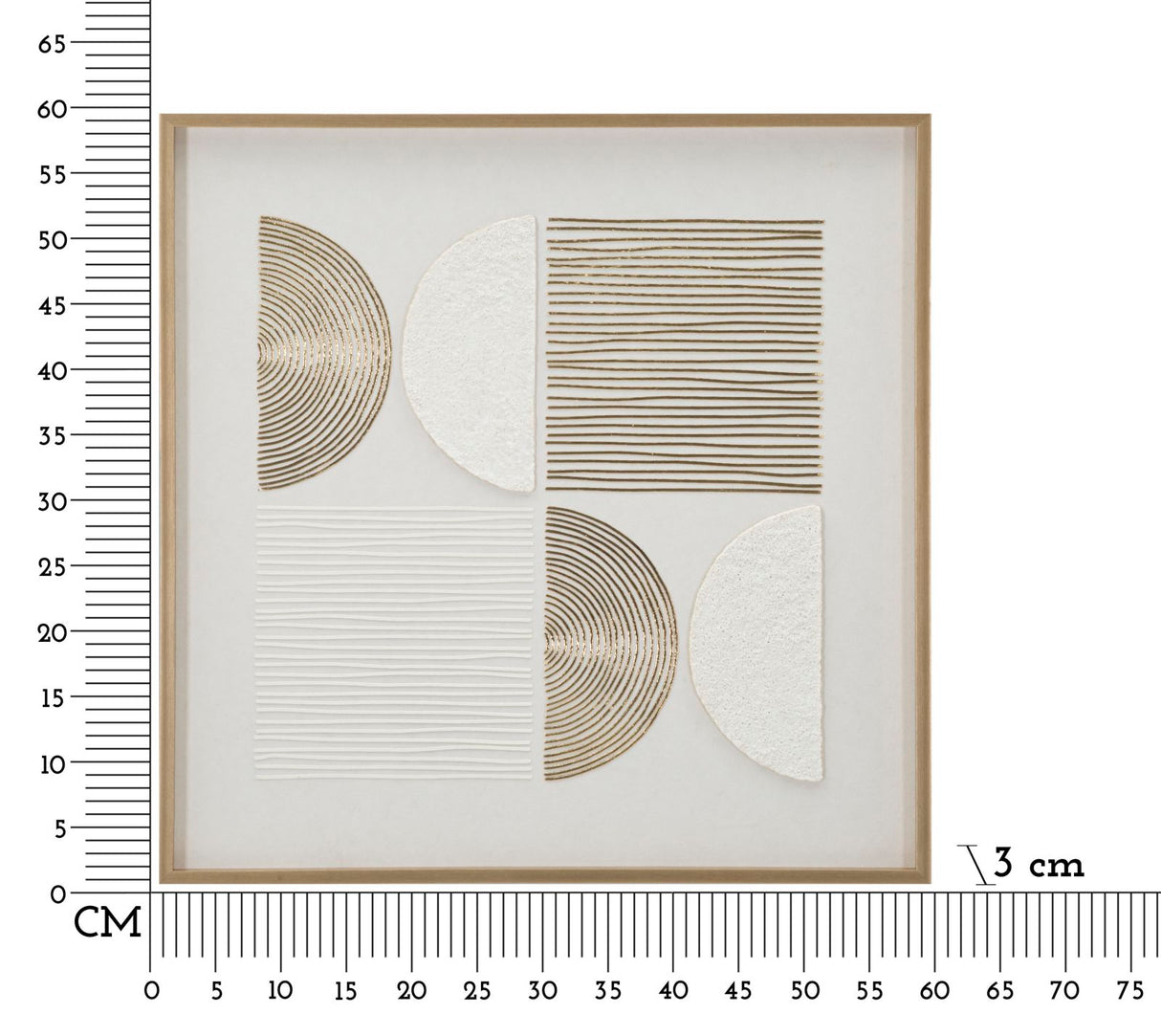 DIPINTO SU TELA ABSTRAC C/CORNICE -B- FERRETTI