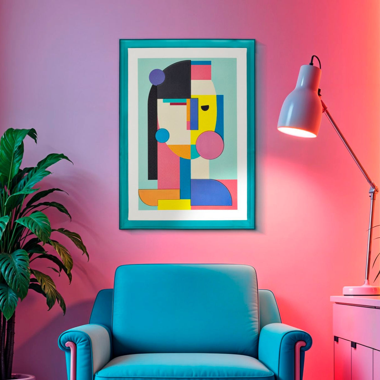 STAMPA SU TELA PICASSY C/CORNICE -B- FERRETTI